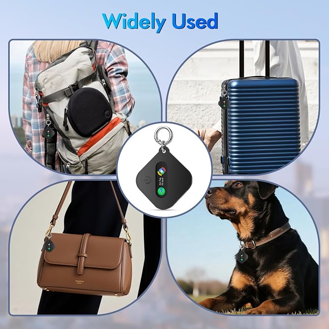 Dual System Bluetooth Tracker for iOS or Android-1Packs, Compatible with Apple Find My (iOS) & Google's Find Hub(Android) for Smart Tracking Tag/Key Finder/Luggage Tracker - Image 8
