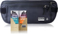 Peak Gear Travel Money Belt. Premium Quality Travel Wallet with RFID Blocking Fabric to Protect Credit Cards, Passports and Documents. Exclusive Theft Protection and 2 Recovery Tags | Black by Peak+Gear
