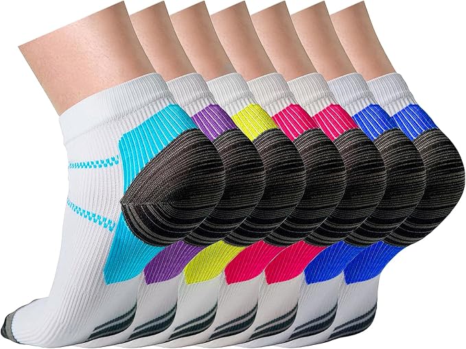 CHARMKING Compression Socks for Women & Men Circulation 15-20 mmHg is Best for Athletic Running Cycling Nurse Daily Wear by CHARMKING