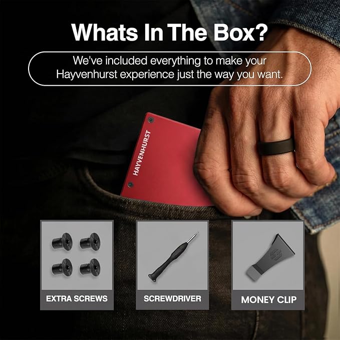 Wallet for Men - Slim RFID Blocking Metal Wallet with Money Clip, Minimalist Front Pocket Credit Card Holder, Small Mens Wallet - Image 7
