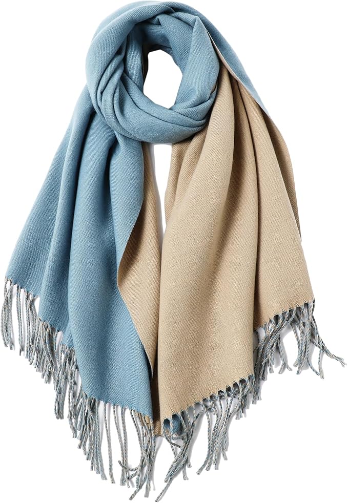 maamgic Women's Scarf Pashmina Shawls Blanket Scarf for Evening Dress | Soft Viscose Blend ,Lightweight,Large Scarf with Cozy Cashmere-Feel, Perfect For Weddings,Cruise Travel & Flights by MaaMgic