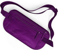 VENTURE 4TH Travel Money Belt, RFID Blocking Passport Holder - Sleek Purple by VENTURE4TH