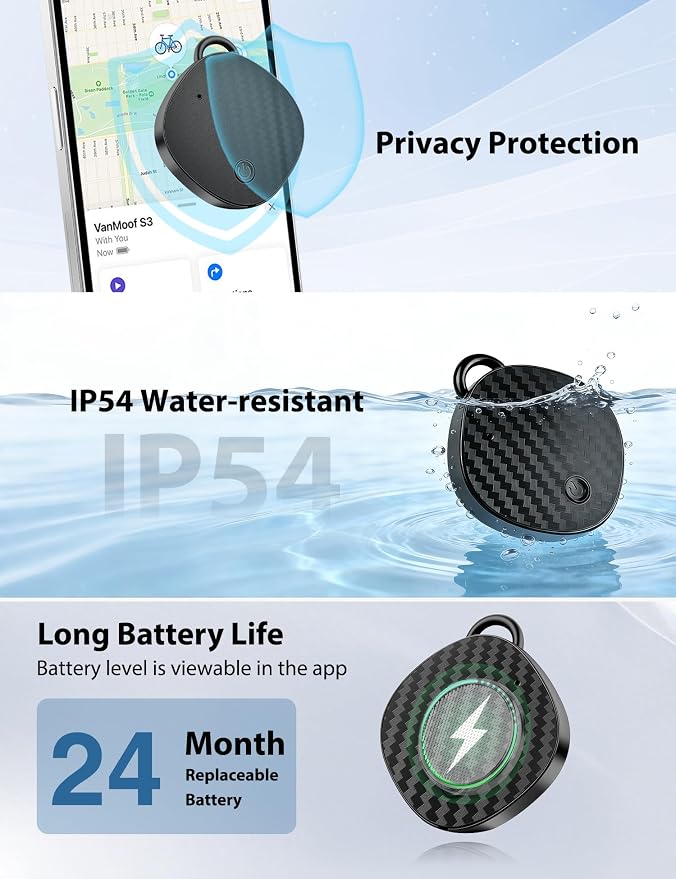 GPS Tracker for Vehicles No Subscription, Hidden Car Tracker with iOS, Anti-Theft GPS Locator for Cars Trucks Motorcycles iOS only, 2 Pack - Image 4