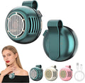 Portable Silent Mini Bladeless Fan Clip On,5 Speeds Clip-On Fans For Shirt,Small Clips Fanmini Whirlwind Fans For Waist Clips Suitable For Outdoor & Travel & Office (green) by Unknown