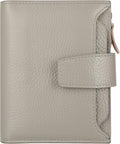 Small Compact Women Wallet RFID Blocking Genuine Leather Bifold Purse with ID Windows by Lavemi