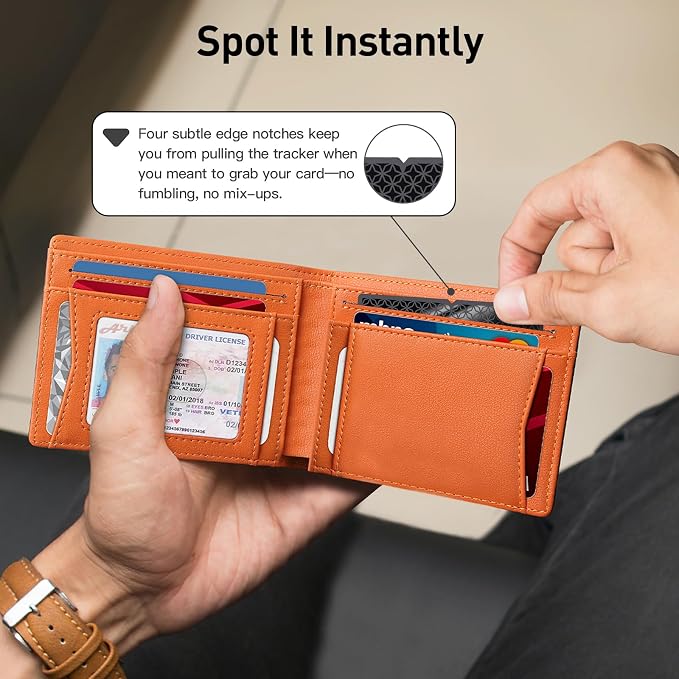 2026 Apple MFi Certified Wallet Tracker Smart Card for Find My | Ultra Thin Air Tracker Tag for Travel, 5 Years+ Staying Power, IP69 Waterproof, Key Finder & Item Locator for Bags, Passport - Image 8