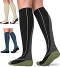 FuelMeFoot 3 Pack Copper Compression Socks - Compression Socks Women & Men Circulation - Best for Medical,Running,Athletic by FuelMeFoot