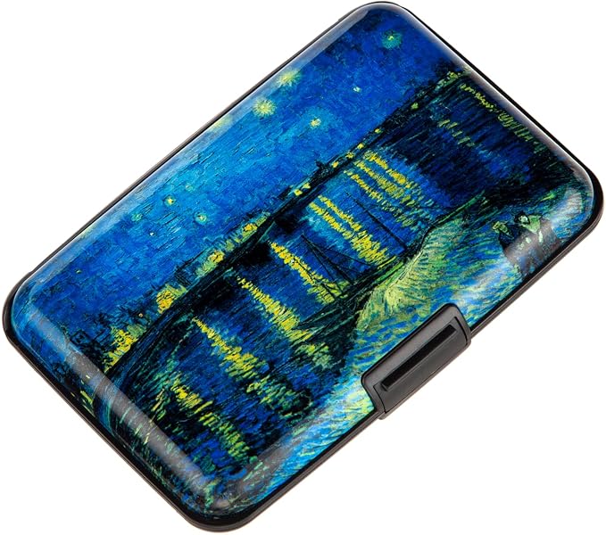 Credit Card Holder Small RFID Blocking Wallet Business Metal Slim Mini Aluminum Hard Case for Women Men by Kaabao