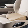 2 in 1 Wedge Car Cushions or Lumbar Support for Driving - 3.5 Inches Soft Memory Foam Driver Seat Cushion for Car Truck - Comfort Coccyx Cushion for Tailbone & Back Pain Relief, Beige by Unknown