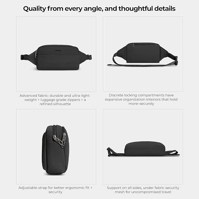 Travelon Anti-Theft Roam XL Belt Bag - Image 5