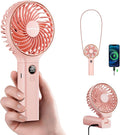SWEETFULL Handheld Portable Fan, 5000mAh Rechargeable Battery, 6 Speed Wind, LED Digital Display, Foldable Electric Personal Mini Travel Fan with Backup Power, Summer Essentials Gifts for Women Girl by SWEETFULL