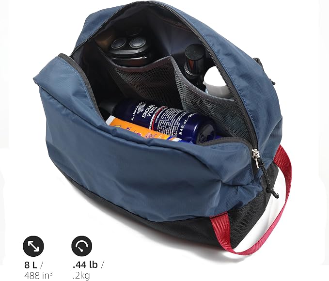 Travel Toiletry Bag 8L, Large Packing Cube with Waterproof TPU Wet/Dry Compartment - Image 3