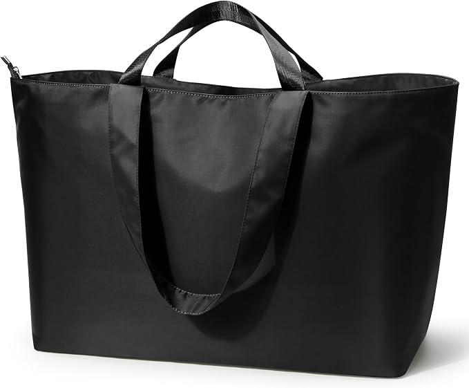 KALIDI 60L Extra Large Beach Tote Oversized Bag Zipper Utility Weekender | Anti Splash Huge Foldable Lightweight Duffle Carrier for Vacation Travel Shopping Reusable Grocery Organize by KALIDI
