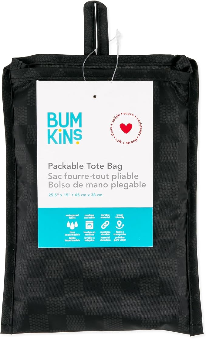 Bumkins Reusable Grocery Shopping Tote Bag for Women, Large Boho Style with Handles, Foldable, Washable, Shoulder Straps - Image 6