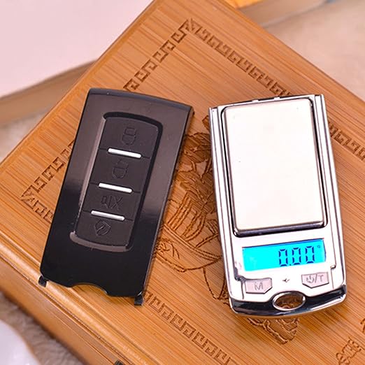 2 Pcs Set 0.01g-200g Mini Car Key LCD Digital Balance Weight Pocket Jewelry Diamond Food Scale for Precise Weighing - Image 2