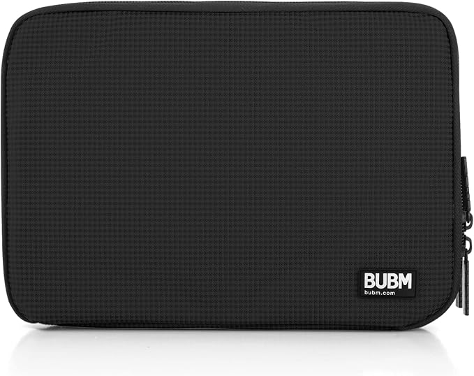 BUBM Double Layer Electronic Accessories Organizer, Travel Gadget Bag for Cables, USB Flash Drive, Plug and More, Perfect Size Fits for iPad Mini (Medium, Black) | Travel Gadget Bag for Cables, USB Flash Drive, Plug and More, Perfect Size Fits for iPad... - Image 9