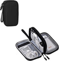 Electronic Organizer Travel Cable Accessories BagPouch Portable Waterproof Storage Bag Electronic Organizer Case for Cable, Mouse,USB Cable,Power Bank,Cord, Charger, Phone, Earphone by FANBODTA