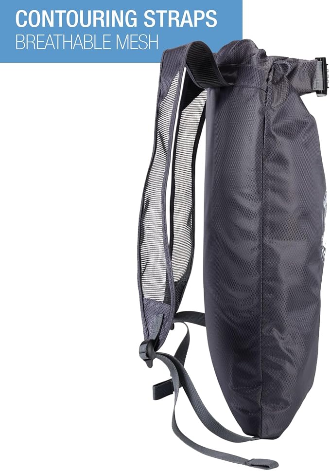 Lewis N. Clark WaterSeals Locking Backpack | Waterproof Bag | Anti-Theft Combination Lock | For Men & Women | Gray - Image 4