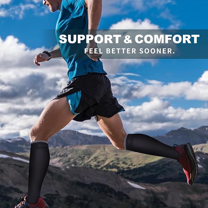 6 Pack Copper Compression Socks for Women and Men Circulation-Best Support for Medical,Running,Nursing,Athletic - Image 4