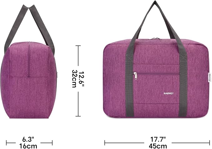 For Spirit Airlines Personal Item Bag Foldable Travel Duffel Bag Tote Carry on Luggage Duffle Overnight for Women and Men - Image 7
