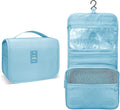 Portable Hanging Toiletry Bag for Travel, Small Multifunctional Makeup Cosmetic Bag for Women, Waterproof Travel Toiletries Organizer, Shower Bathroom Pouch with Hook for Gym, Camping, Business Trips by Unknown