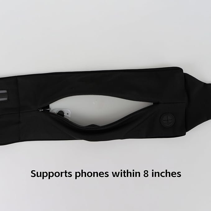 Generic Running Pouch Belt Runner Waist Pack For Women And Men - Runners Hiking Climbing Fanny Pack - Adjustable Running Pouch (3 Pockets) Running Belt With Headbands (Running Belt) - Image 7