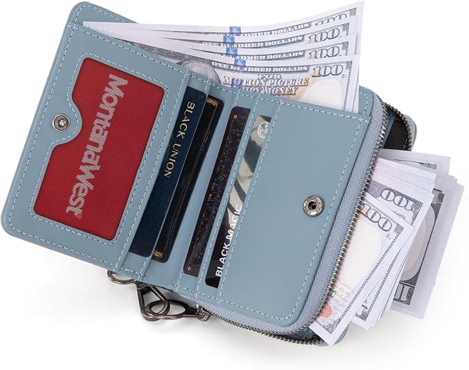 Montana West Small Wallet for Women Female Ladies with a Detachable Wristlet Women's Wallet with Rfid Blocking Lining Minimalist Lightweight & Easy to Carry - Image 3