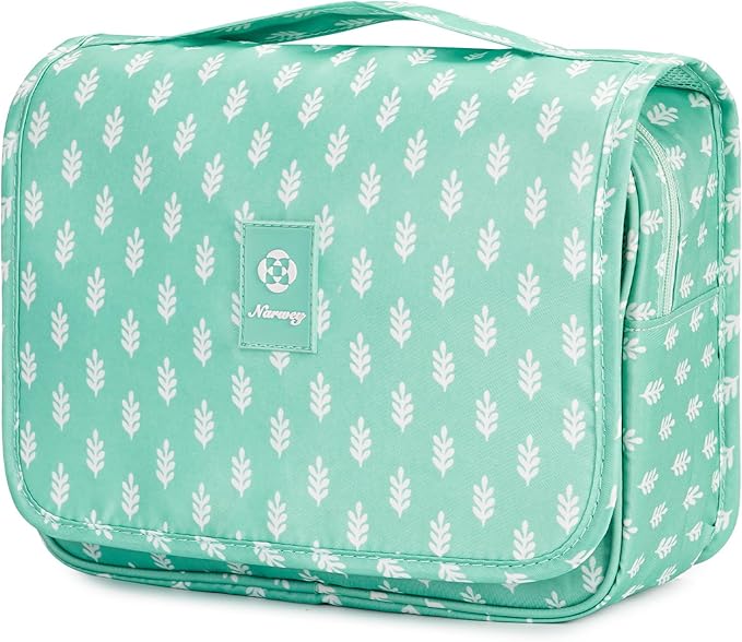Narwey Small Hanging Travel Toiletry Bag for Women, Travel Bag for Toiletries, Makeup Bag Organizer Make Up Bags Cosmetic Bags for Girls by Narwey