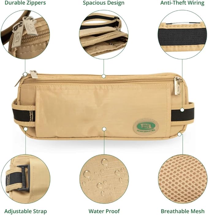 Anti-Theft Waist Bag and Ihram Belt (Large) - Image 8