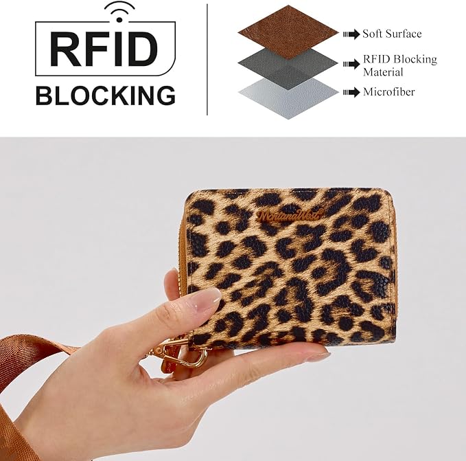 Montana West Small Sunflower Wallet for Women Female Ladies with a Detachable Wristlet Women's Wallet with Rfid Blocking Lining Minimalist Lightweight & Easy to Carry - Image 4