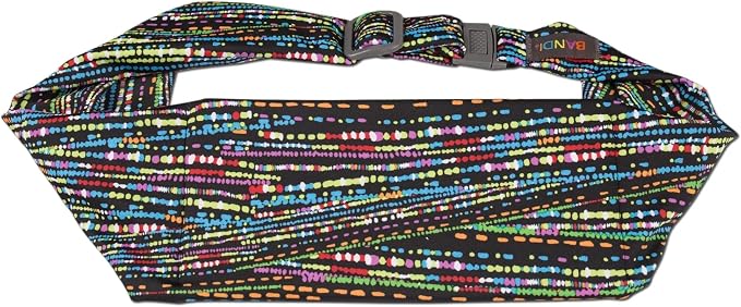BANDI Plus Size Fanny Pack for Women - Travel-Ready Pocket Belt with Secure Hidden Money & Running Belt for Phone, Passport, Keys, & Medical Devices, Adjustable Fit, Comfortable (Confetti) - Image 2