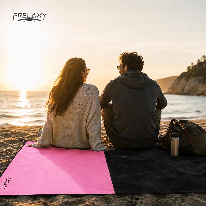 Frelaxy Pocket Picnic Blanket, Waterproof Blanket for Beach Festival | Lightweight compact design, Multi-use outdoor blanket, Waterproof & sandproof material, Easy to carry, Picnic, Camping - Image 6