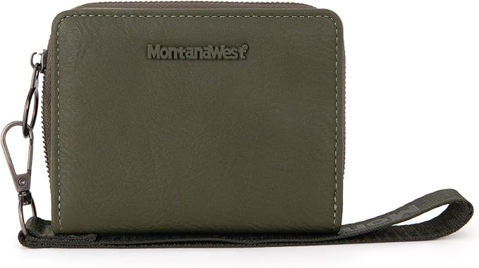 Montana West Small Wallet for Women Men Female Ladies with a Detachable Wristlet Women's Wallet with Rfid Blocking Lining Minimalist Lightweight & Easy to Carry - Image 4