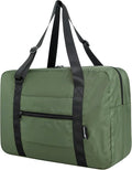 Duffle Bag for Travel Foldable Personal Item Travel Bag, 23L, Army Green | Carry On Duffel Bag Women Men Frontier Airlines Personal Item Bag Hospital Weekend Overnight Trips by holyluck