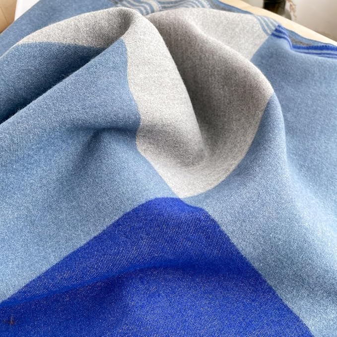 WaJuemy Winter Scarf for Women Dressy Evening Pashmina Shawl Wraps Open Front Poncho Blanket Fashion Travel Shawls Cape Wrap - Image 6
