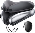 Neck Pillow for Traveling, Travel Pillows for Airplanes, Adjustable Neck Pillow Airplane Travel Essentials - 2 Layer Patented | Inflatable Air Loop & Memory Foam for 360° Ergonomic Support by Restnature