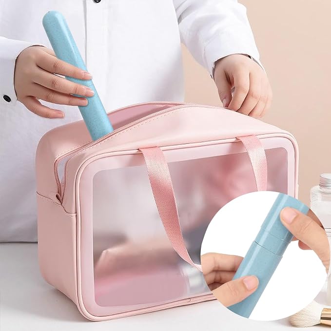 Hooqict 4 Pack Travel Toothbrush Case Portable Travel Toothbrush Holder Plastic Toothbrush Container Protector Cover for Traveling, Camping, Home, School, Business - Image 9
