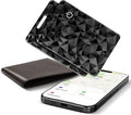 Wallet Tracker Card for Apple Find My (iOS Only), Ultra-Thin Bluetooth Tracker Smart Card Wallet Finder, IP68 Waterproof Slim Item Locator for Wallets, Keys, Passport & Luggage Tags (Diamond Black) by MUSINOTE