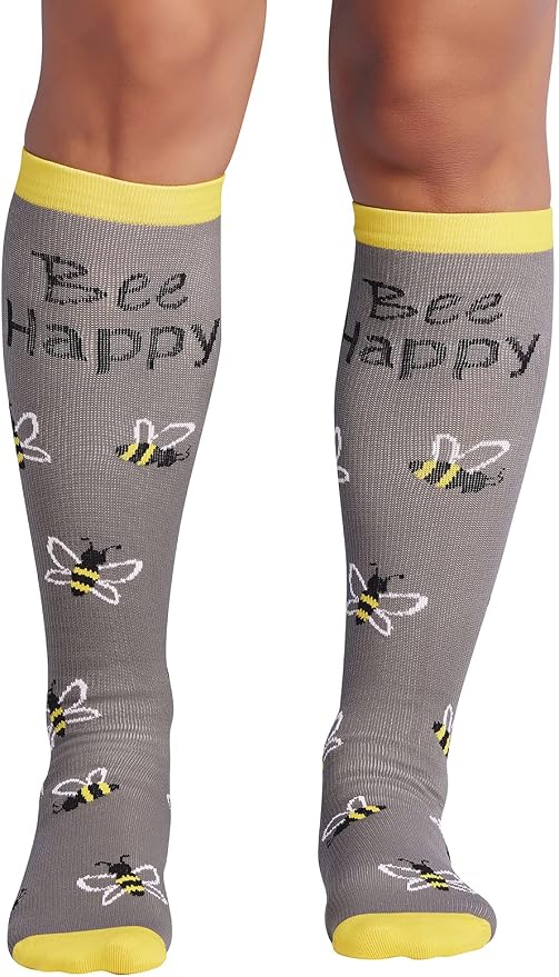 Cherokee Legwear Compression Socks for Women 10-15 mmHg (1-Pair Pack) | Comfort Support Knee Highs, Soft Fit, Regular & Wide Calf, Soft Knit Feel, Lightweight, Easy Care for Work and Everyday Wear by Cherokee