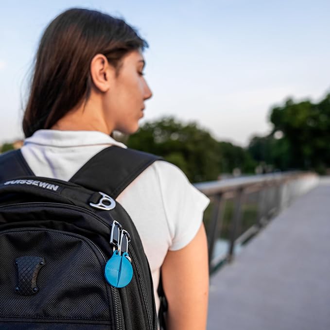 Bobino | Zipper Clip | 2 Pack Charcoal | Anti Theft Zipper & Backpack Lock | Purse Lock | Travel Safety - Image 4