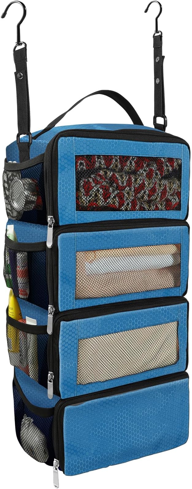 Olosar Suitcase Organizer, Travel Luggage Organizer Portable Hanging Travel Shelves Collapsible Hanging Packing Cubes for Carry on Suitcase by Unknown