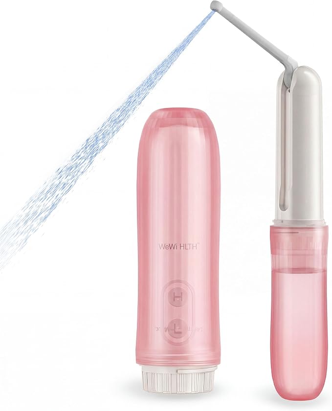 Portable Electric Bidet, Handheld Battery Powered Travel Bidet, Pink | 2 Pressure Modes, Waterproof, Foldable, Pocket-Sized, Cordless, Daily Hygiene Cleaning at Home, Camping and Travel by Artist+Unknown