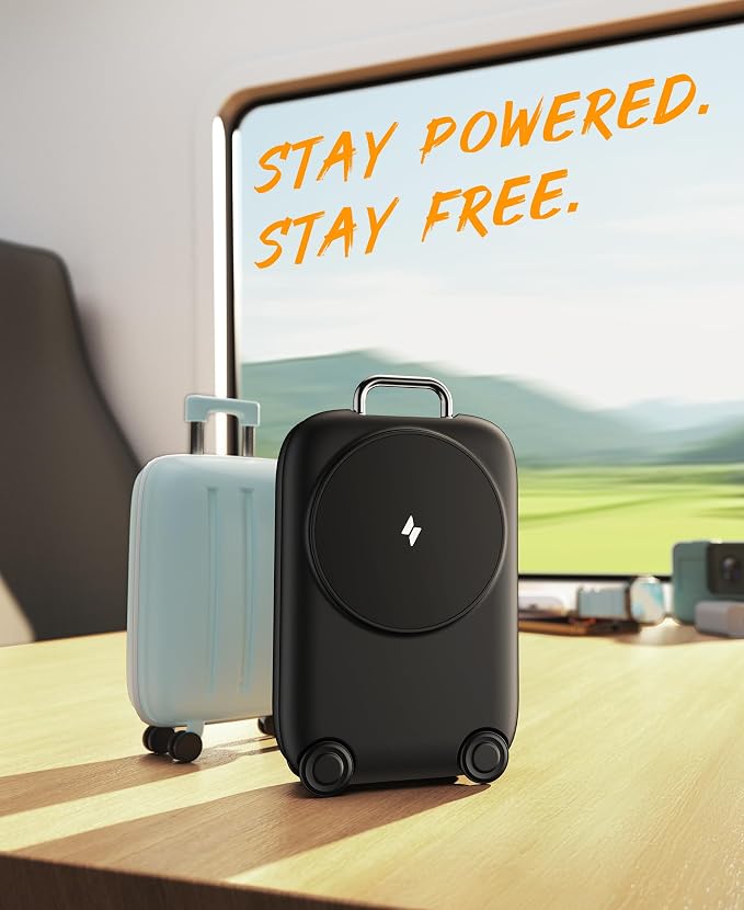 PaktVault Traveling Fast Wireless Charging Station for Apple Devices | Magnetic 3 in 1 Phone Charger Stand for MagSafe-enabled iPhone 17 16 15 14 13 12 Pro Max Plus Air, Apple Watch&Air pods Pro - Image 7