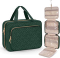 Toiletry Bag for Women, Large Cosmetic Travel Bag, Hanging Toiletry Bag for Bathroom, Thickened PVC Waterproof Travel Makeup Bag, Toiletries Bag for Travel Business Trips and Camping by Wedama