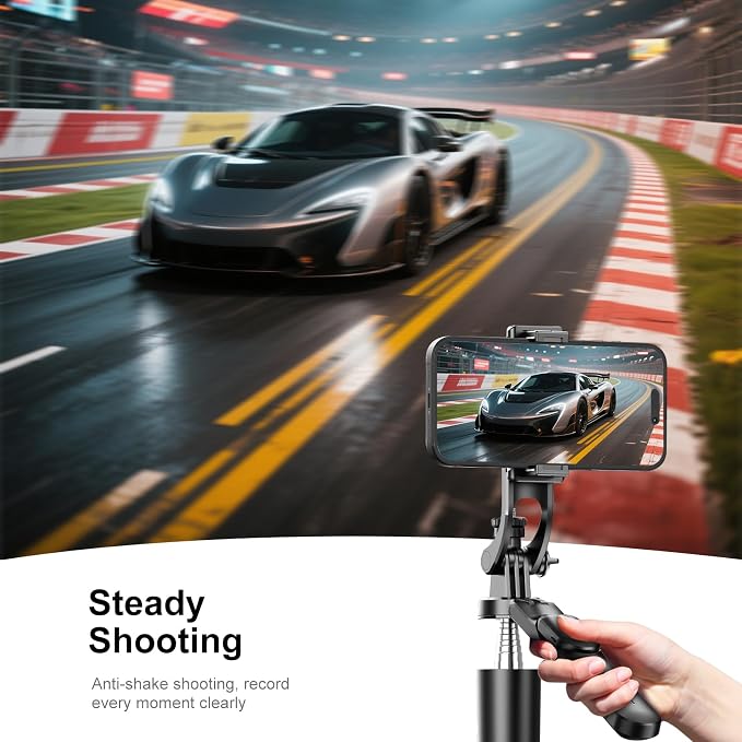 67" Selfie Stick Tripod for iPhone with Remote Control, Phone Holder and 1/4” Screw, Extendable Travel Essentials Tripod for Cell Phone, Camera, Phone Stand for Video Recording - Image 3