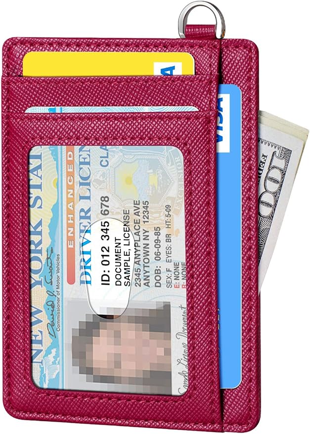 FurArt Slim Minimalist Wallet RFID Credit Card Holder for Men | slim minimalist compact rfid id window thin - Image 2