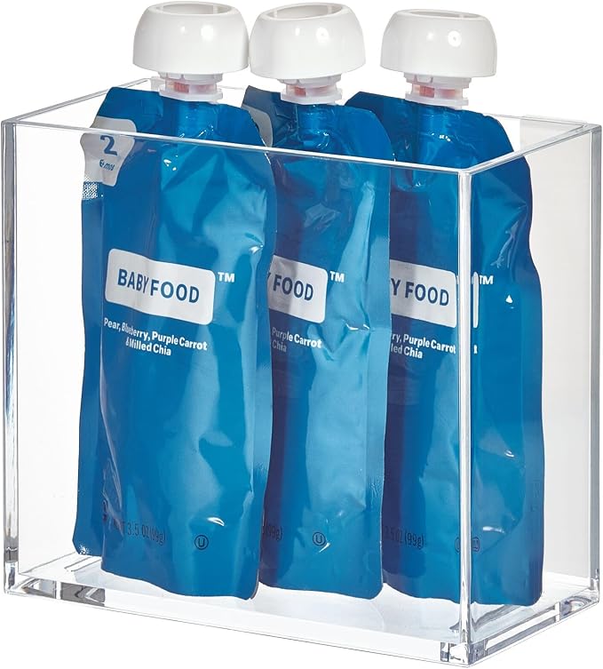 iDesign Adhesive Organizer Bin – Affixx Collection - Clear by iDesign