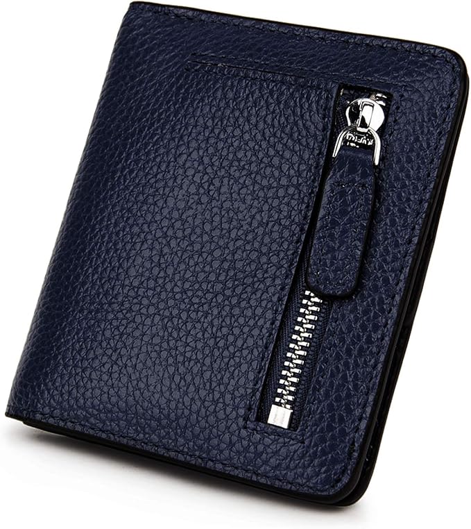 Small Leather Wallet for Women, Ladies Credit Card Holder RFID Blocking Women's Mini Bifold Pocket Purse by AINIMOER