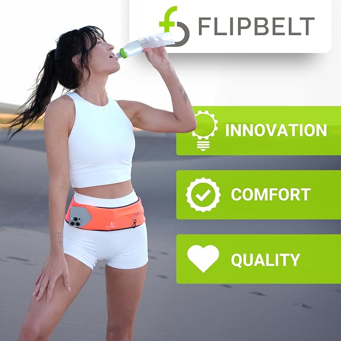 FlipBelt Classic Running Belt, Phone Holder for Running, Money Belt Pouch - Image 6