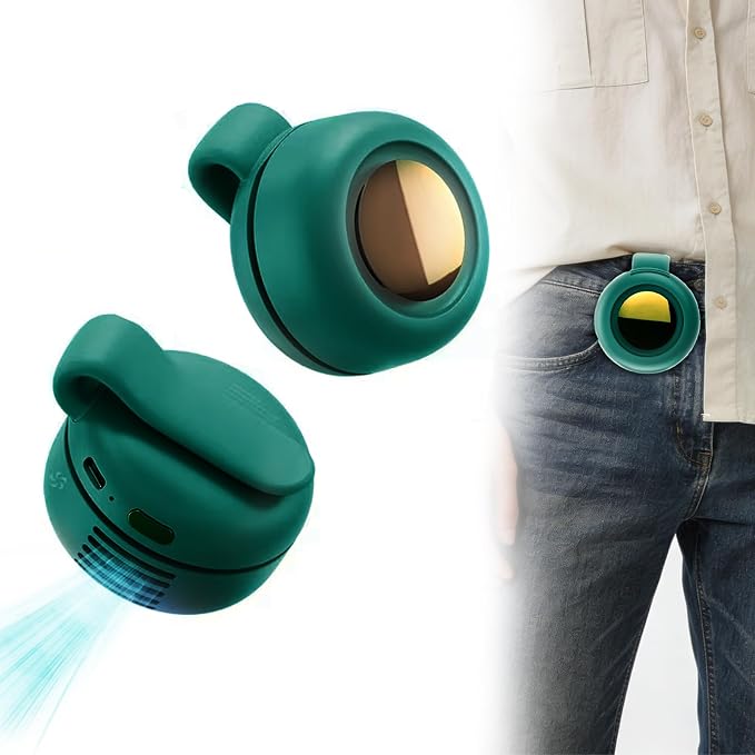 Portable Clip on Fan Mini USB Rechargeable, Small Clip on Fan for Shirt Bag 360° Rotation, Strong Airflow Quiet, Personal Handheld Fan Hands Free Outdoor by Unknown